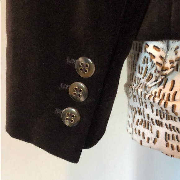 Fully Lined Faux Velvet Jacket - Picture 8 of 11